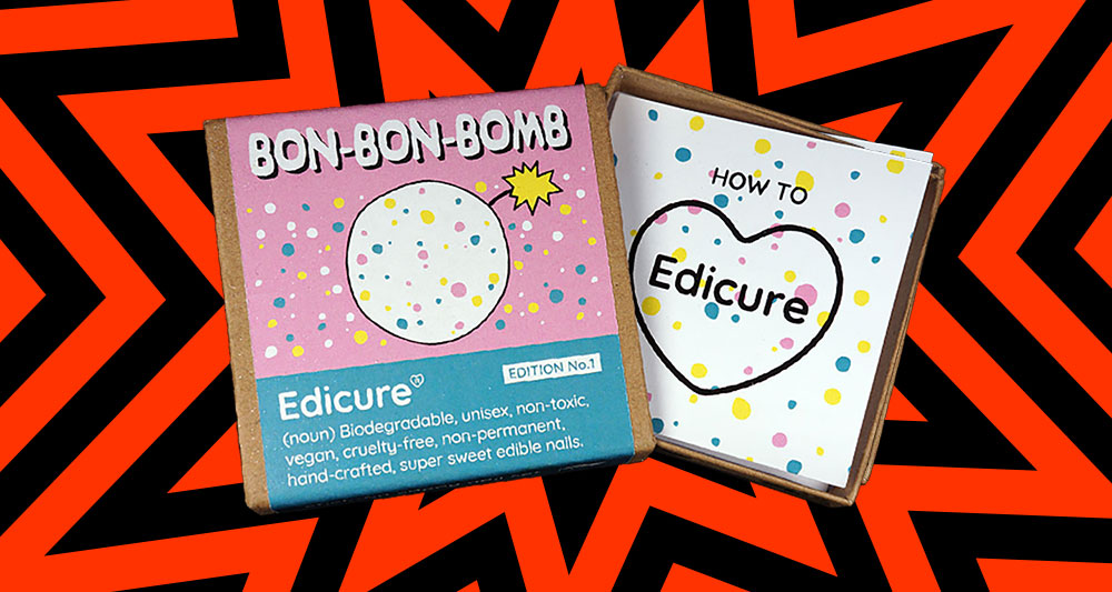 How to edicure - apply your edible manicure - Bon Bon Bomb